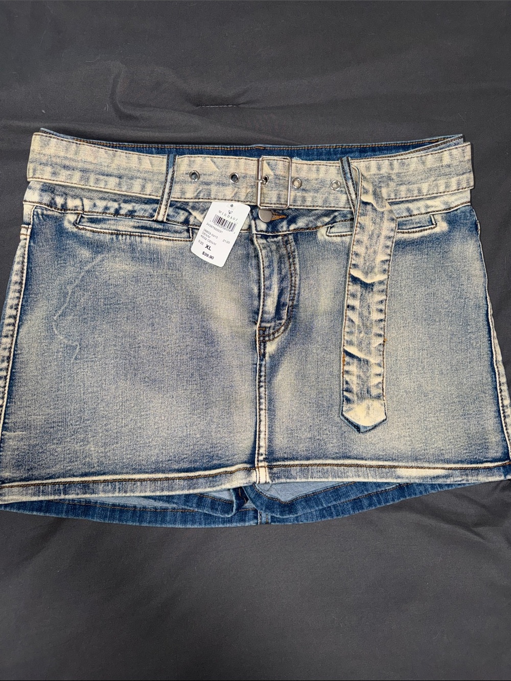 Windsor Light Blue Denim Skort - size XL NWT